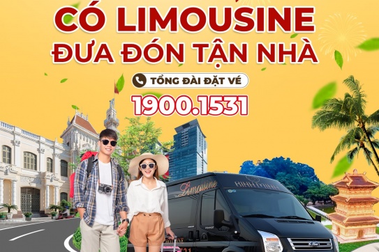 Cuối tuần về quê có limousine đưa đón tận nhà