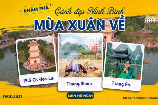 Khám phá cảnh đẹp Ninh Bình mùa Xuân về