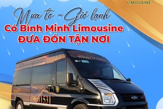Mưa to gió lạnh - Có Bình Minh Limousine đưa đón tận nơi